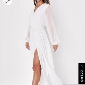 White Maxi Dress NWT